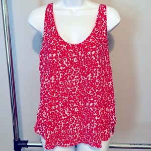 NWT Cheetah Print Sleeveless Blouse